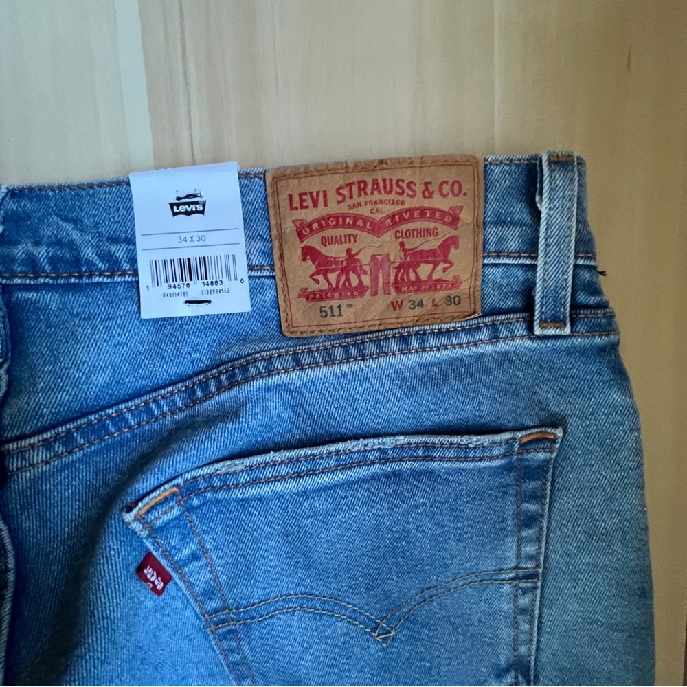 Levi's Light Blue 511 Slim Jeans